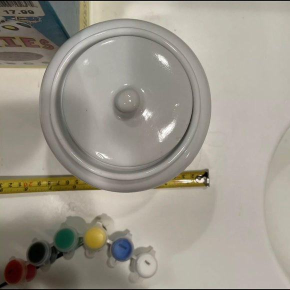 CANISTER COOKIE JAR DECORATE ARTS & Crafts kitchen treat Xmas activity kit paint - Picture 7 of 15